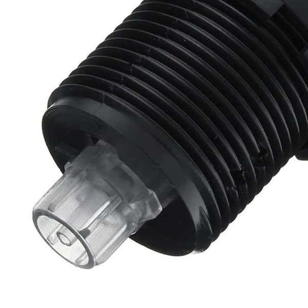 Pneumatisk trykknap til badekar, spa, afløb, sort, 34 mm, SEMAket, Sort