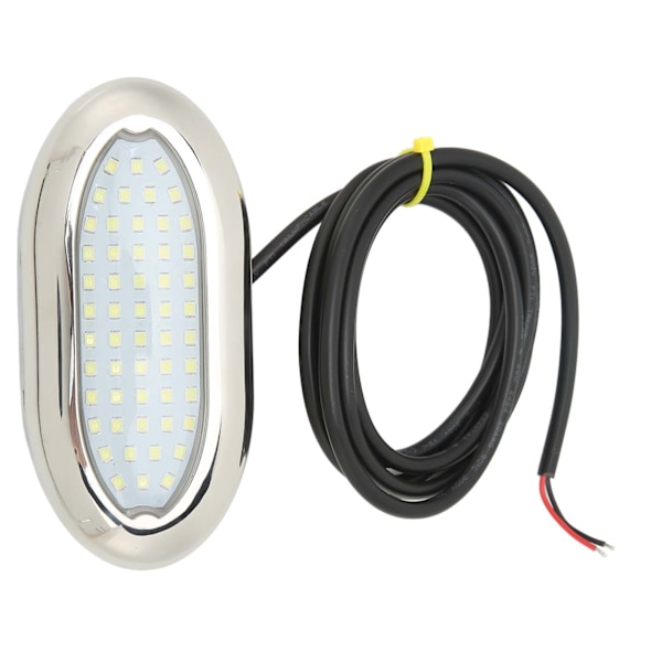 12V Båtundervattenlampa 54 LED Stark Tätning IP68 Vattentät Yacht Bakljus för Husvagn Husbil Badrum Hallväg Blått Ljus