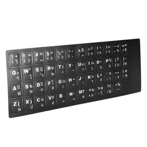 Thai Tastatur Klistremerke Erstatning Tastatur Klistremerke for Stasjonær Datamaskin Laptop Tilbehør