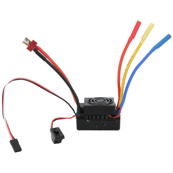 60A vattentät borstlös ESC elektrisk hastighetskontroll för SCX10 1/10 RC bilmodell T-kontakt