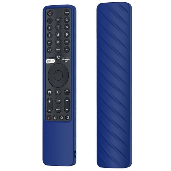 For Xiaomi Mi TV P1 Remote Control Twill Design Anti-Drop Silicone Protective Cover
