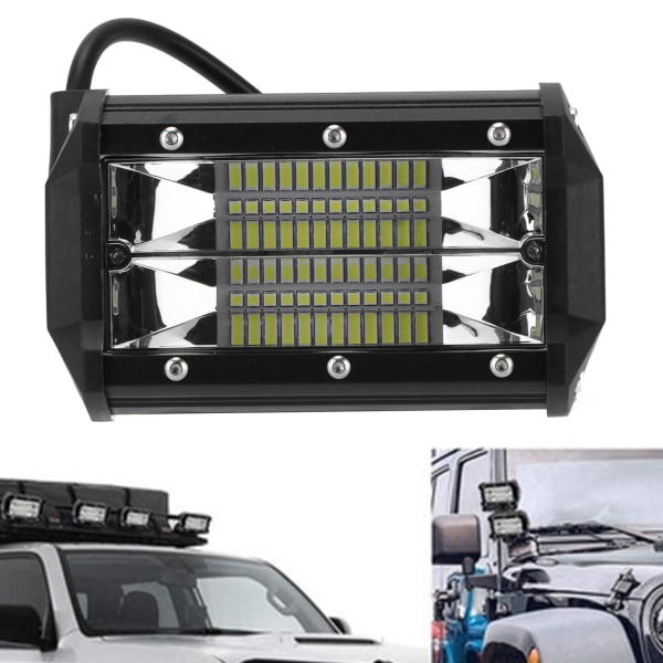 Modifisert SUV Lastebil Tåkelys - Universell 72W 5 Tommers 24LED Tak Arbeidslys Erstatning