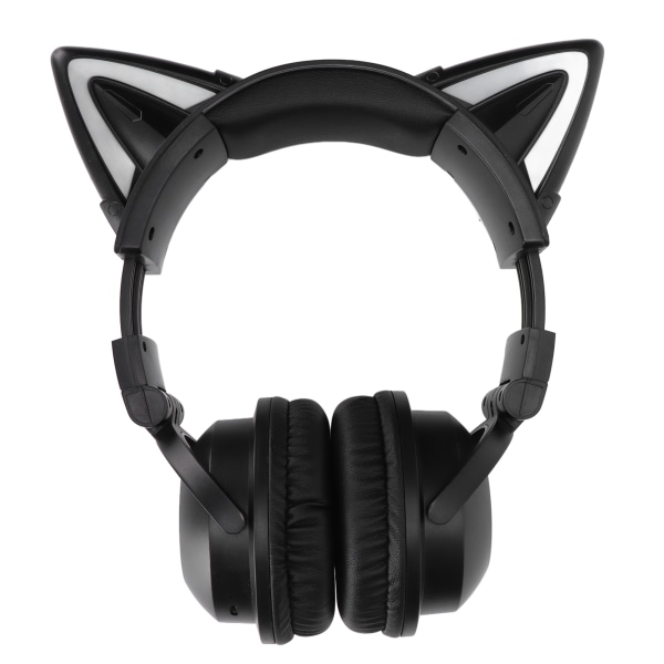 Cat Ear Bluetooth Headset Stereo Headset med mikrofon LED Söt Cat Headset för flickor Barn