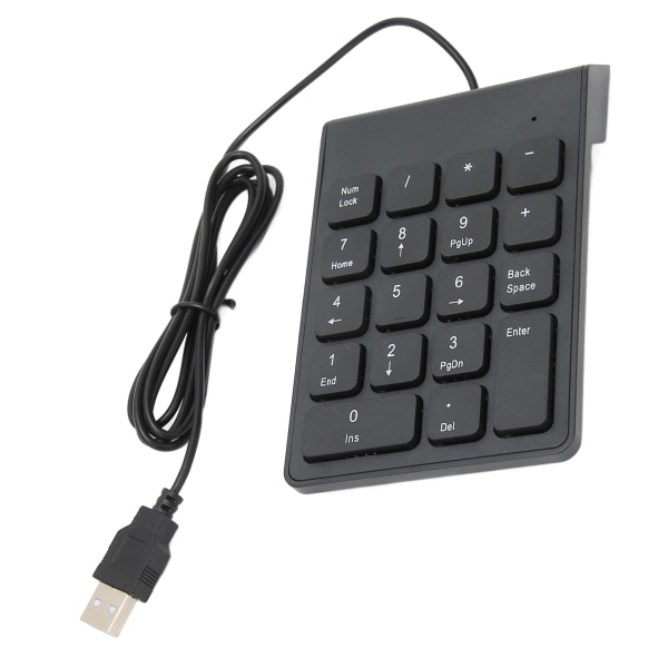 Numeriskt tangentbord USB Mini 18 tangenter Numerisk tangentbord Lämplig för stationära bärbara datorer