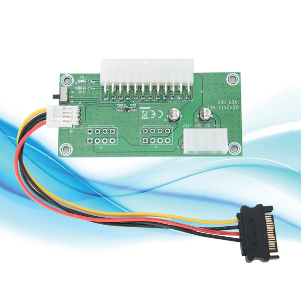 ATX24PIN High Performance Transistor Circuit Synchronous Power Board med LED-indikation
