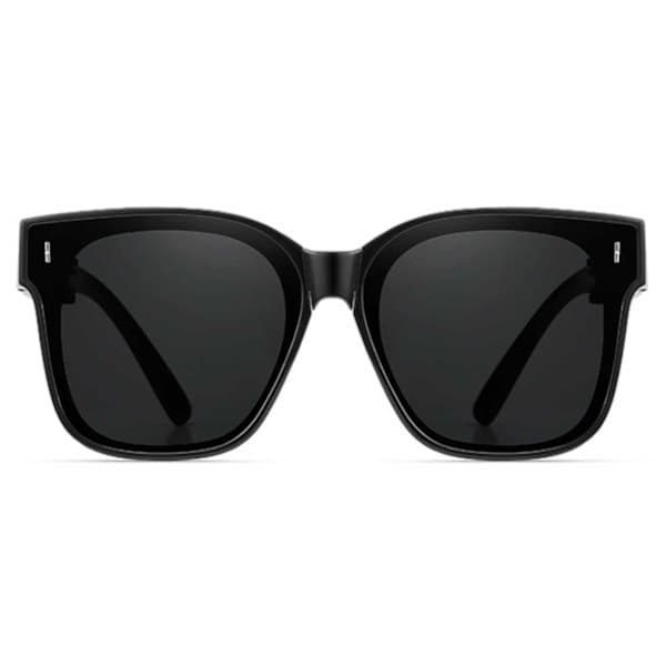 Vikbara Solglasögon att bära över glasögon Mattsvart svart