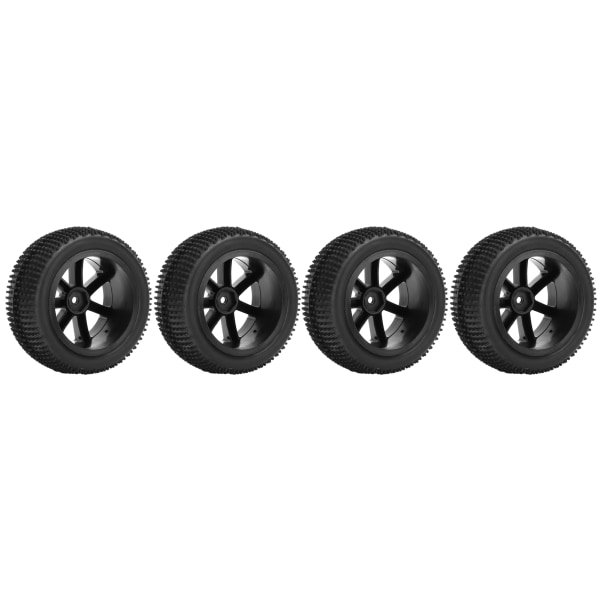 4 kpl Universal Wheels Renkaiden vaihtotarvike ZD Racing 1/10 RC Car Black