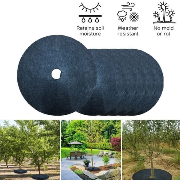 52 cm x 6 cm - Utomhus skyddsmatta för HPTree, träddisk, ogräsmatta