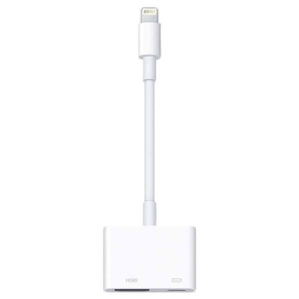 Lightning til Digital AV Adapter (Lightning til HDMI) Hvid