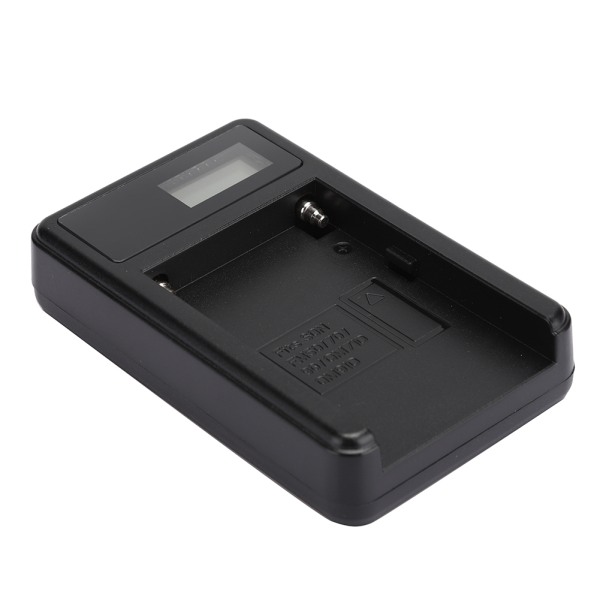 SEIVI svart plast LED videoljus LCD Elektrisk kvantitet Display Kamera Batteriladdare för Sony NP F550 F960 F970