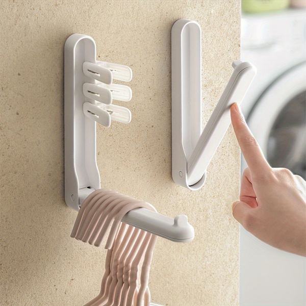 1 Space Saving Hanger Organizer, Collapsible Hanging Storage Rack, Hook Storage Rack and Hanger Storage Rack