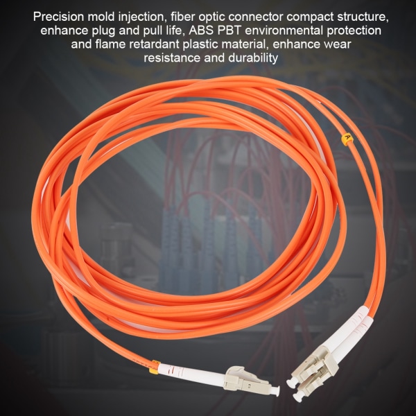 9,8 fot LC Fiberoptisk Patch-ledning Jumper-kabel Enkelmodus for nettverk