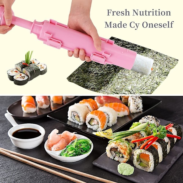 Alt-i-ett Sushi Bazooka - DIY Sushi Maker Kit for enkel sushi-rulling