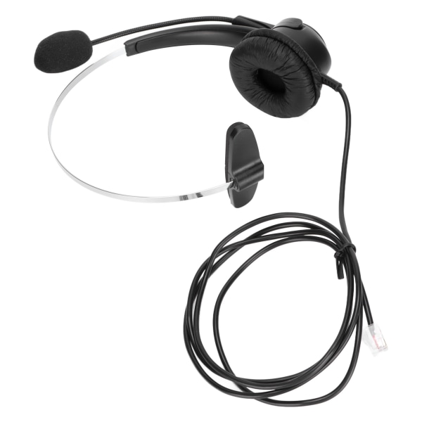 Telefon Headset RJ9-øretelefon med 330° justerbar mikrofon til hjemme- og callcenter-kontor-fastnettelefon