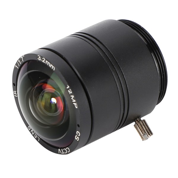 Professionell 3,2 mm brännvidd kameralins 12MP CS-fäste säkerhetsövervakning