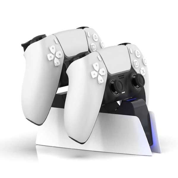 PS5 Controller Dual Hurtigoplader Trådløs Opladningsdockstation til PS5 Controller Gamepad Oplader