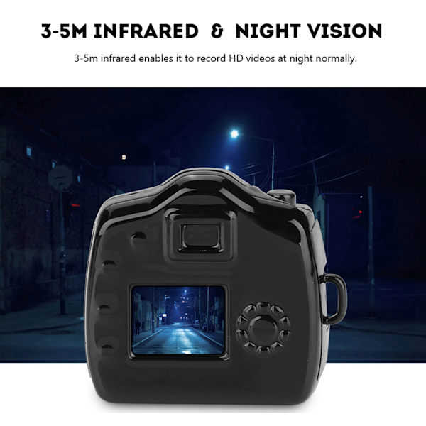 Selkeät valokuvat ja videot Mini-videotallennin - 32GB TF-kortti