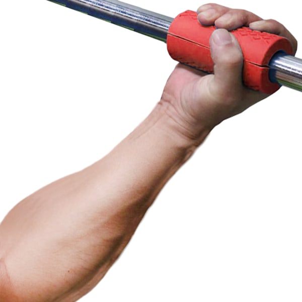 Silikone Barbell Bar Grips Håndbeskytter Pull Up Tape Arm Blaster Adapter til Håndvægt Ergonomisk Design Stress Relief