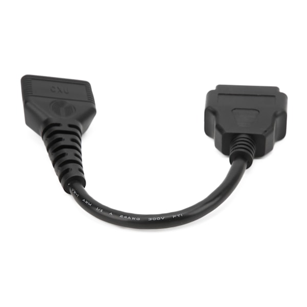 10.6in OBD2 Forlængerkabel 16Pin Automotive Bil Diagnostisk Scanner Stik Universal