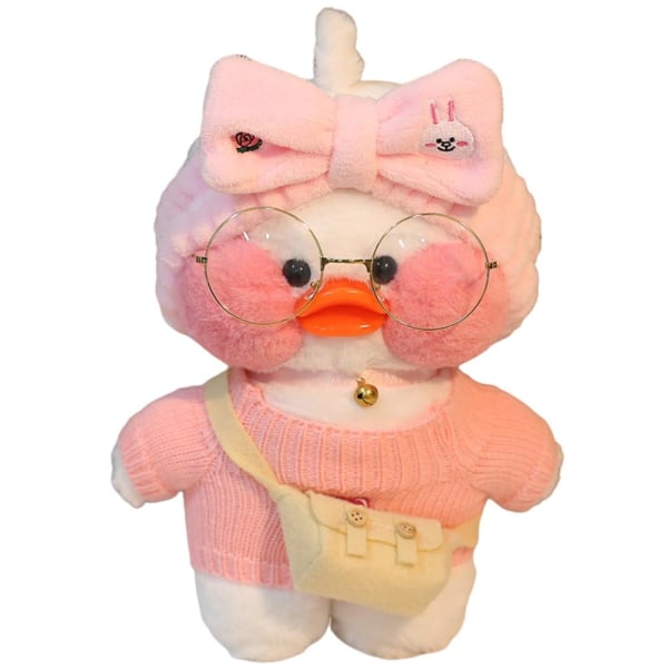 Pink Duck udstoppet legetøj Blød plys dyrelegetøjsgaver til børn drenge piger