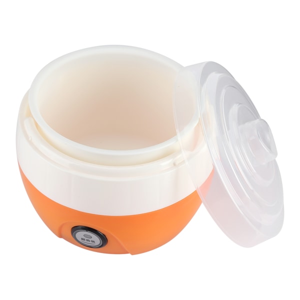 220V 1L sähköinen automaattinen jogurttikone Jogurtti tee-se-itse -työkalu muovisäiliö CN-pistoke (oranssi)