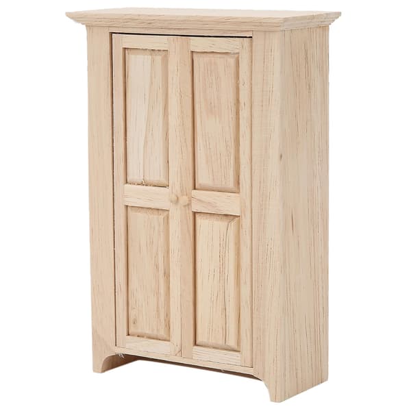 1:12 Dukkehus Miniature Trægarderobe Simuleret Møbelmodel Legetøjstilbehør
