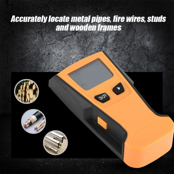 3 in 1 Live Wire Detector Stud Wood Wall Center Scanner Finder Metal AC Tool Kit