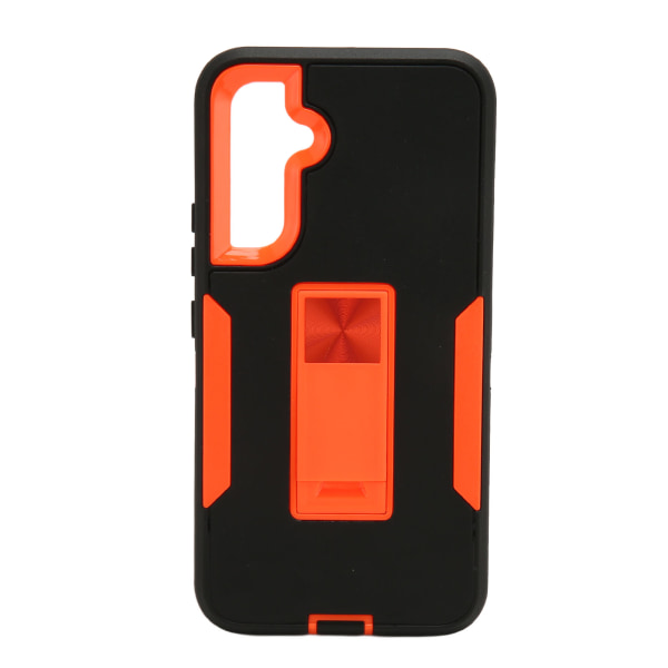 Magneettinen phone case Autokiinnitys PC ja silikoninen musta ja oranssi iskunkestävä cover A54:lle