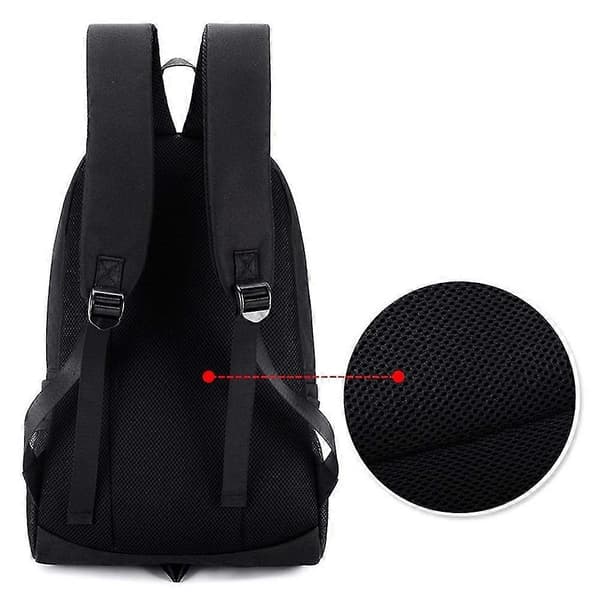 Luminous Backpack Shark Laptop Backpack USB Charging School Bag Waterproof Travel Bag