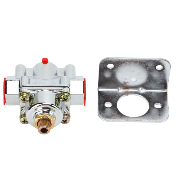 Brændstoftryksregulator i zinklegering 1‑4 PSI 3/8in NPT-port 12‑804 til Edelbrock-karburatorer