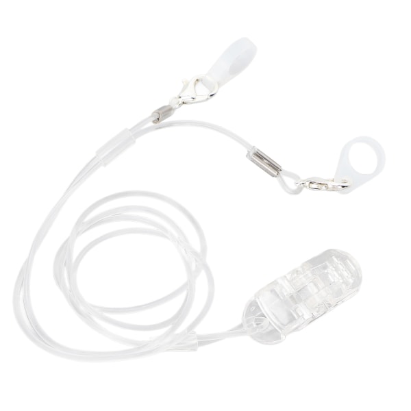 Høreapparatholderclips Forhindrer at falde af mistet høreapparatfiksering Snorklemme til seniorer Gennemsigtig