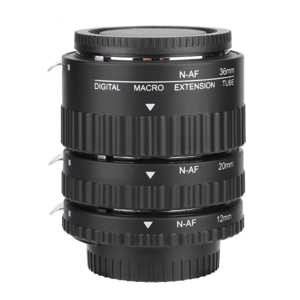 För Meike Autofokusering Makroförlängningslinsrör 12mm+20mm+36mm för Nikon F Mount DSLR (B)