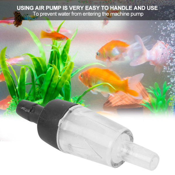 20 STK PVC akvarium luftpumpe enveis tilbakeslagsventil fisketank tilbehør