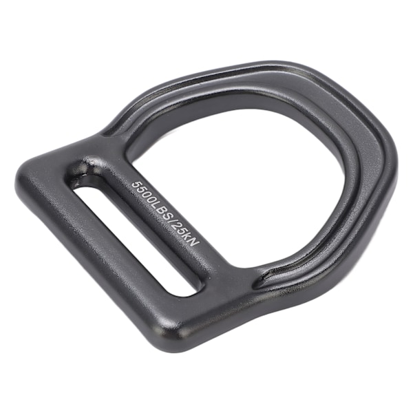 D-ring Karabinkrok med enkelt spor, aluminium, 25KN, for utendørsaktiviteter