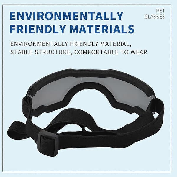Small Dog Sunglasses, Dog Goggles with Adjustable Strap UV Protection