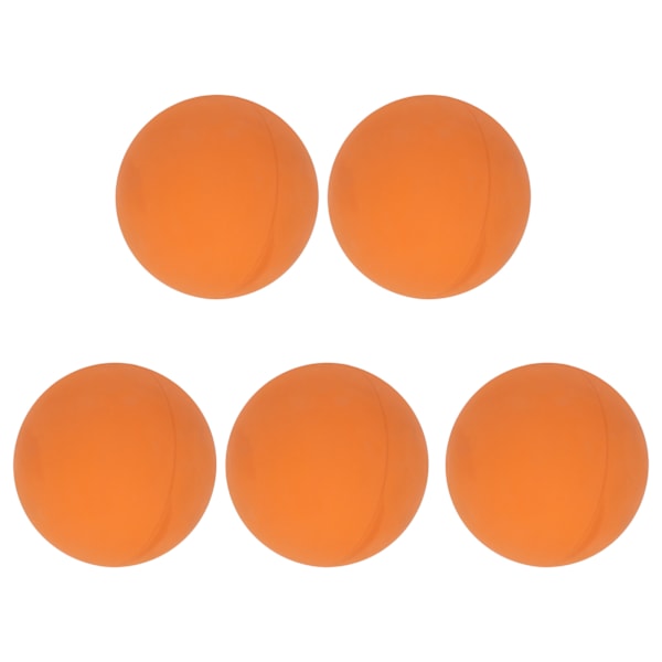 5pcs 6cm Bouncy Ball Safe Eco Friendly Rubber Portable Hand Exercise Balls Wall Ball for Kids for Swimming Pools Beaches Orange