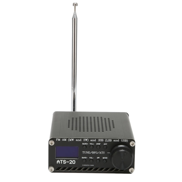 AM FM kortvågsradio multifunktions aluminiumlegering All-band radiomottagare med SSB-mottagning för utomhushem