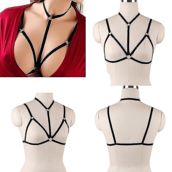 Gothic Style Body Harness Crop Tops S0006