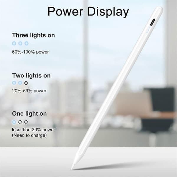 Apple Pencil 2. generation kompatibel stylus, magnetisk trådløs opladning touchskærmpen til iPad