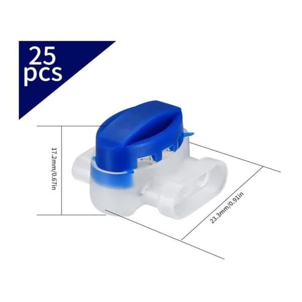 Kabelstik - Uspecificeret - 25 stk. - Vandtæt - Universal - Ny