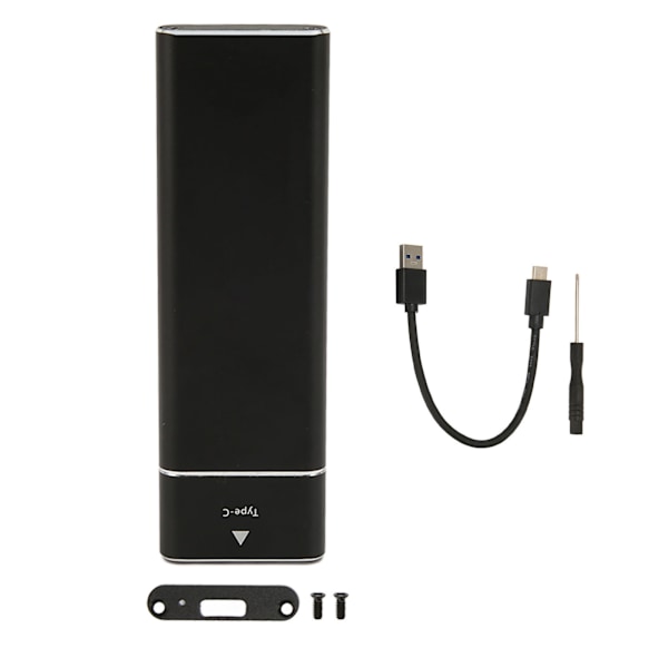 M.2 SATA SSD-hölje 6TB 10Gbps NVME NGFF-protokoll UASP TRIM Aluminiumlegering Typ C SSD-hölje för 22x30 42 60 80MM