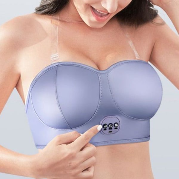 Smart vibrerande bröstmassageapparat med trådlös laddning och 3 lägen