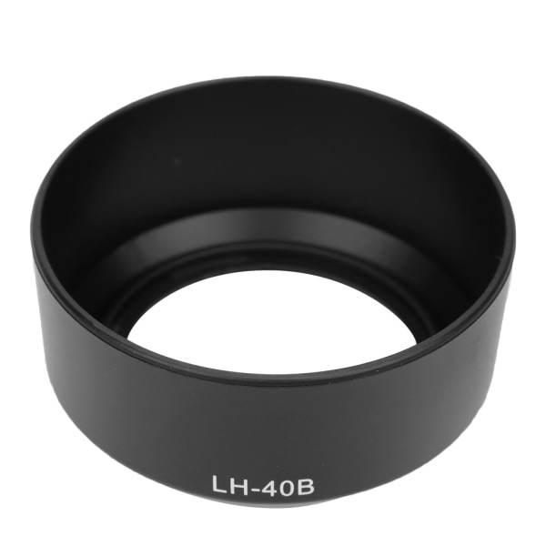 LH-40B kvalitets bärbar plastkamera motljusskydd för Olympus M.ZUIKO 45mm f1.8 (svart)
