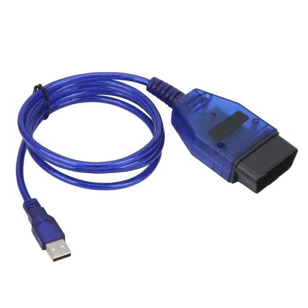 OBD2-diagnostiikkakaapeli - ASHATA - USB - Sininen - Universaali - Yhteensopiva useiden mallien kanssa