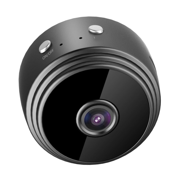 Wifi Mini Kamera - Udendørs Sports Natkamera Infrarødt Kamera - Fjernovervågningskamera - Videoovervågning - Sort