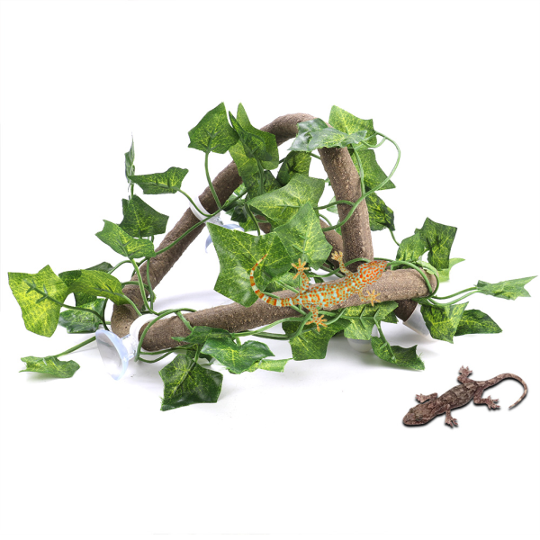 Krybdyrklatregren Fleksibel Jungle 3.28ft Rattan 1Pc Vine (3.28ft Rattan+ lvy Blade)