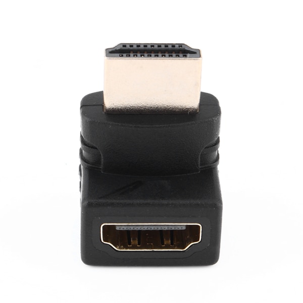 HDMI Hanne til HDMI Hunne Kabeladapter Adapter Converter Extender 270 graders vinkel