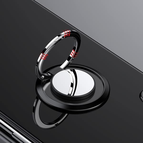 2 Pieces Cell Phone Ring Holder, Magnetic Finger Ring Stand Car Mount Available 360° Adjustable Cell Phone Loop (Gold)
