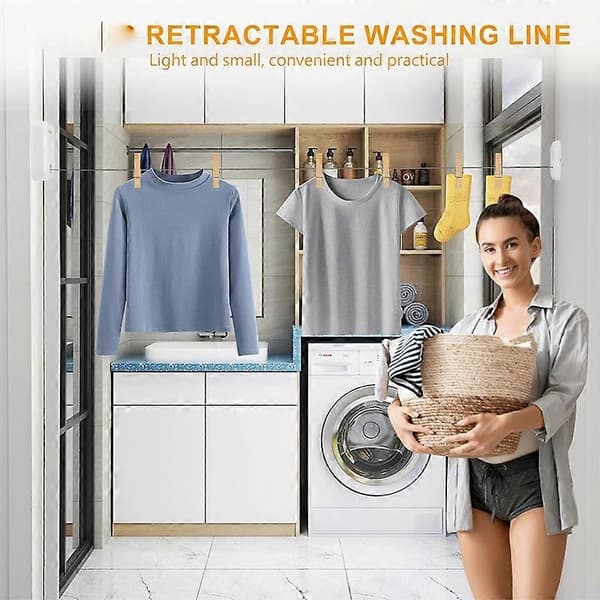 Retractable Heavy Duty Stainless Steel Clothesline