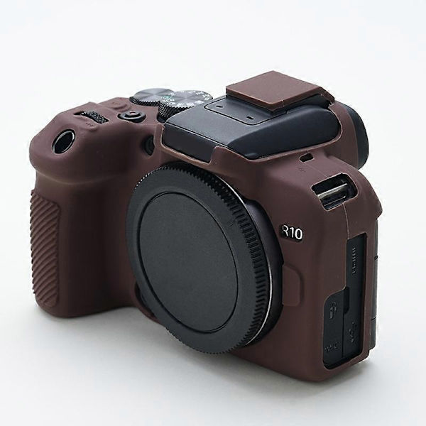 W1d Soft Silicone Case for Canon EOS R10 Camera, Scratch Protection E9w Dustproof Protective Cover -